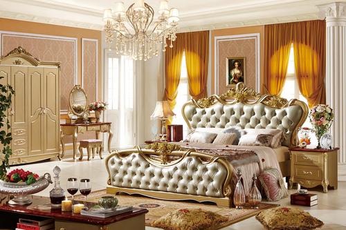 所有行业  家具 卧室家具  卧室套装    产品名称 法式实木床,豪华